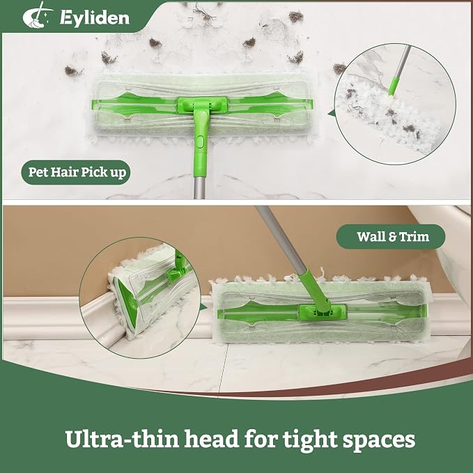 Eyliden Large Sweeper Mop, 16.5" Wide - Image 4