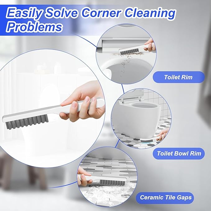 3 in 1 Toilet Brush and Plunger Set，Extended Handle Plunger, Heavy Duty Toilet - Image 6