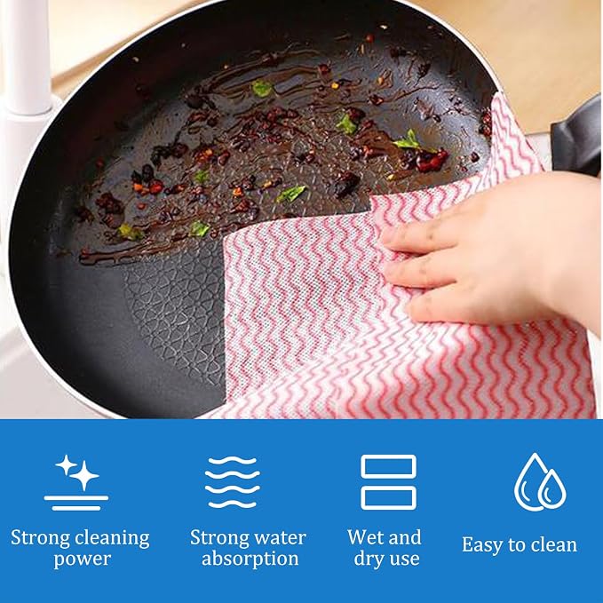 Disposable Cleaning Towels Disposable Cleaning Towels, Reusable Towel, Handy - Image 3
