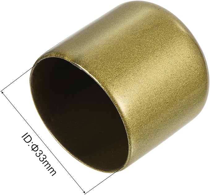 uxcell 20pcs Rubber End Caps 33mm ID Vinyl Round Tube Bolt Cap Cover Thread - Image 3