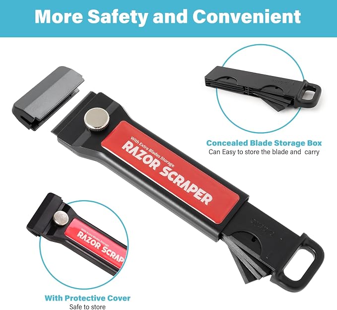 Gomake Plastic Razor Blade Scraper Tool - Image 2