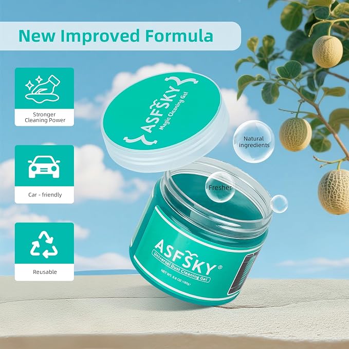 ASFSKY Cleaning Gel for Car Dust Cleaner Car Interior Slime for Detailing Putty - Image 7