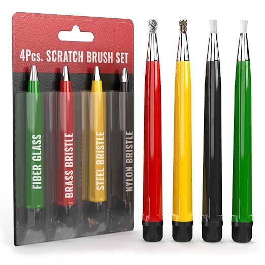 Fiberglass Pen Scratch Brush Set by PIXISS