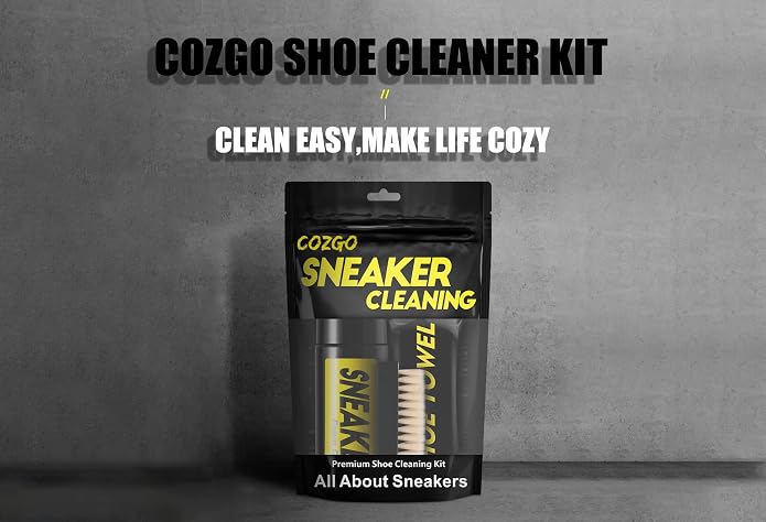 COZGO Shoe Cleaner Kit for Sneaker, Water-Free Foam Sneaker Cleaner 5.3Oz - Image 8