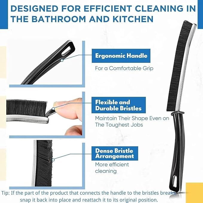Crevice Cleaning Brush, 2025 New Multifunctional Gap Cleaning Brush Tool - Image 3