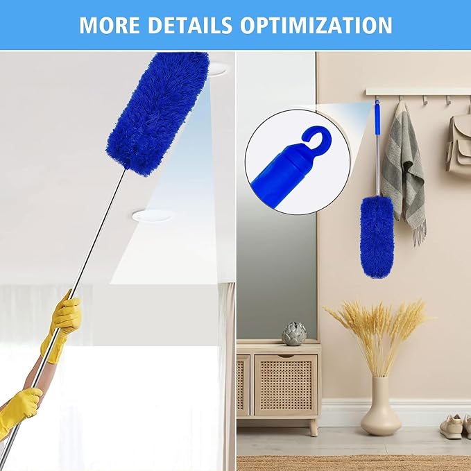Dusters for Cleaning, Microfiber Feather Duster 5-in-1 Kit, Duster - Image 3