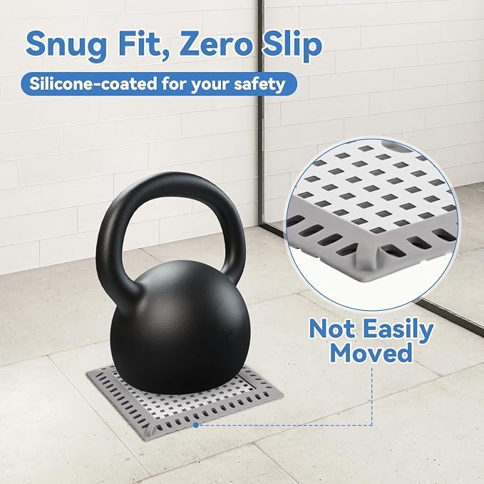 Shower Drain Hair Catcher, 4.72" Shower Drain Cover, All-in-One Universal Sink - Image 4