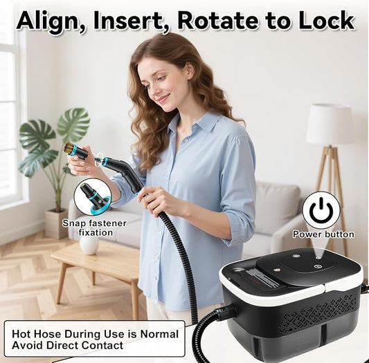 Steam Cleaner for Home, 2500W Portable Handheld Steamer for Cleaning, Large - Image 2