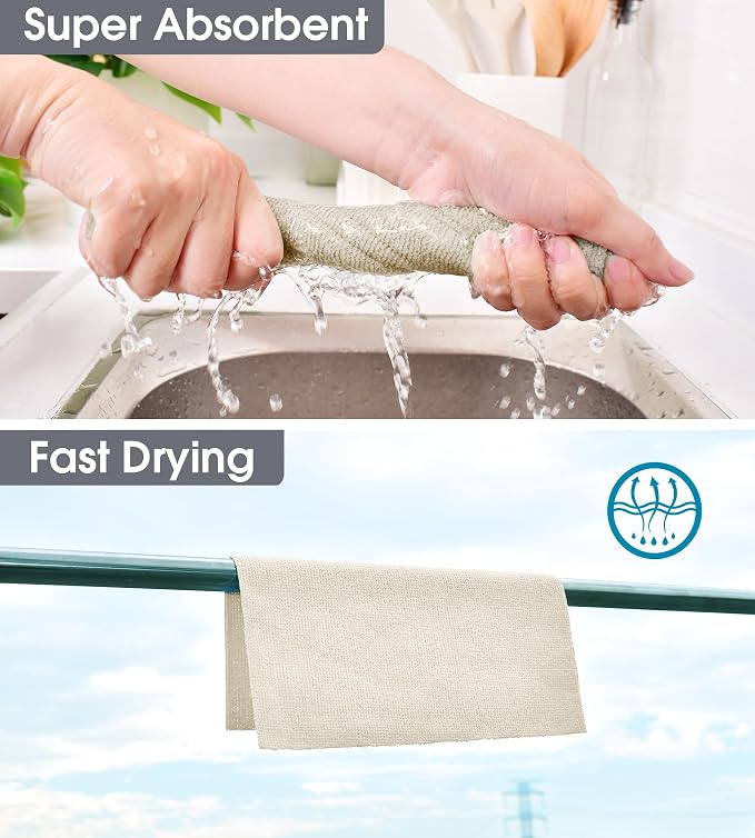 KitchLife Microfiber Cleaning Cloth Roll - Image 4