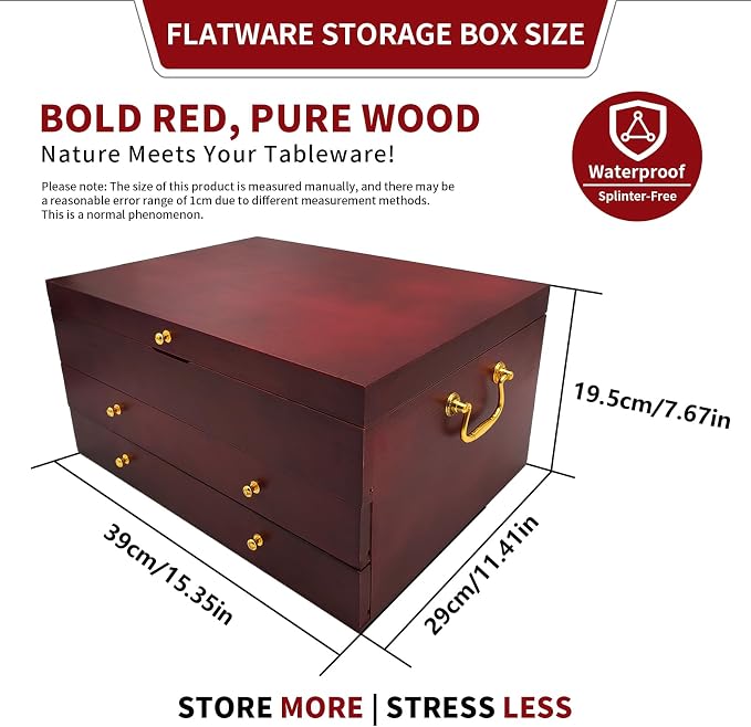 Silverware Storage Box, Kitchen Drawer Organizer, Drawer-containing flap-type - Image 2