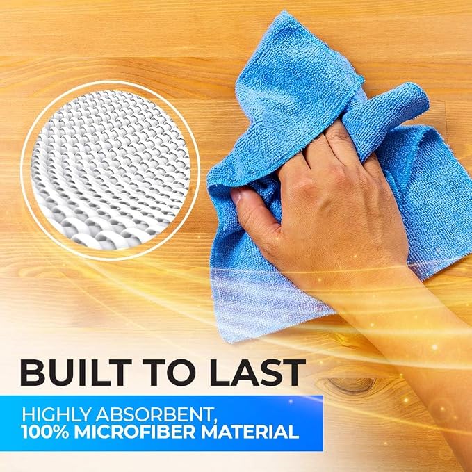 Fuller Brush 181 Dual Action Microfiber Cloths – 3-Pack, Safe on All Surfaces - Image 6