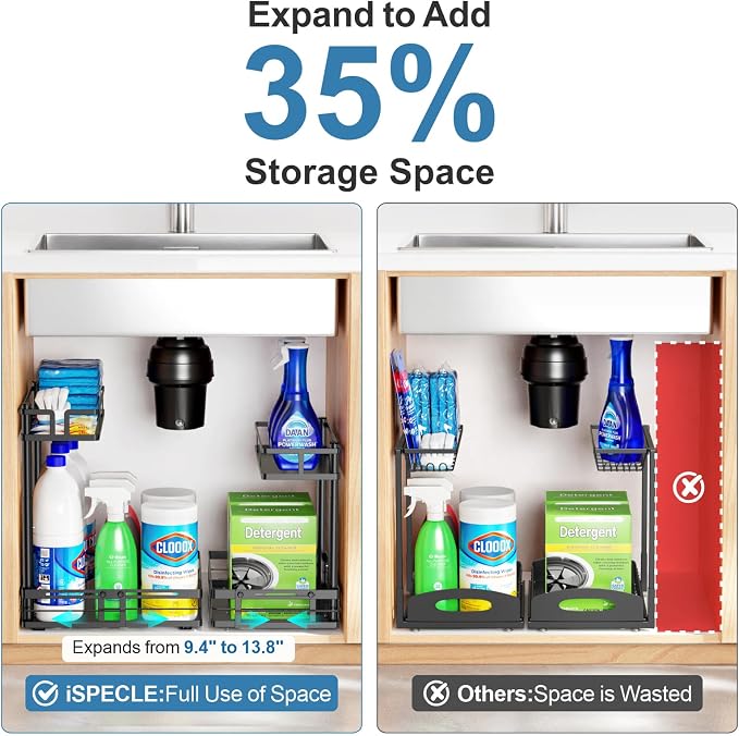 iSPECLE Under Kitchen Sink Organizer - Image 2