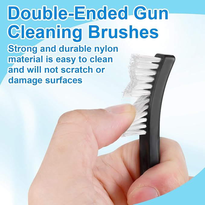 Boao 30 Packs Double-Ended Gun Cleaning Brushes 7 Inch Nylon All Purpose - Image 3