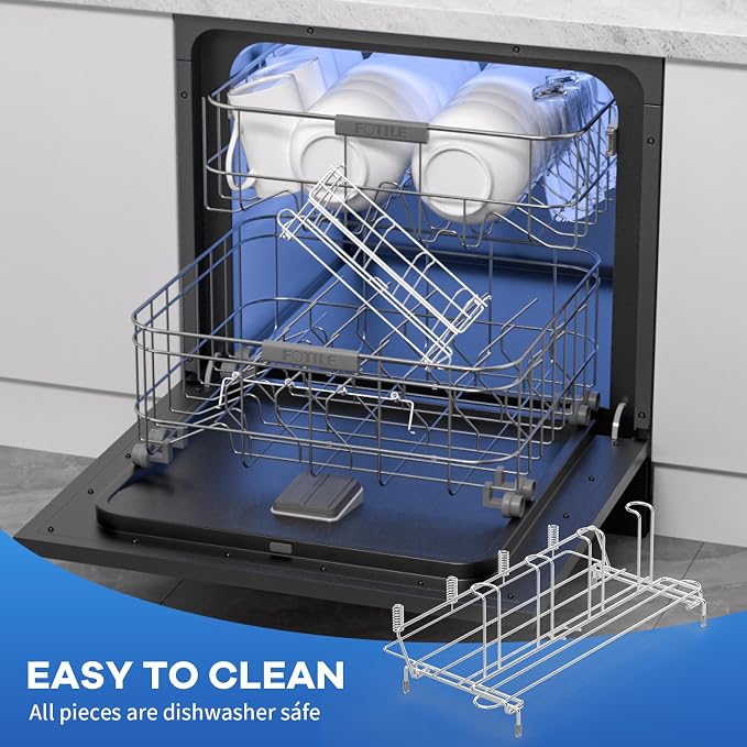 Bottle Drying Rack Stainless Steel Fold Water Bottle Drying Rack Organizer - Image 8
