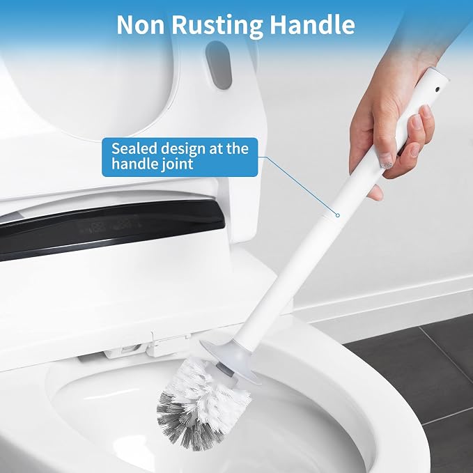 BOOMJOY Toilet Bowl Brush and Holder - Image 5