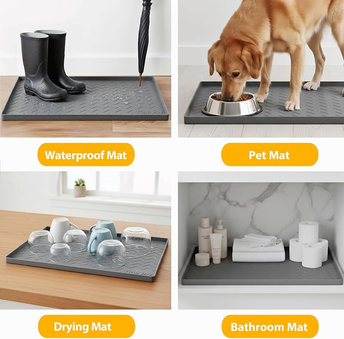 TigeJoy 34" x 22" Under Sink Mats - Image 7