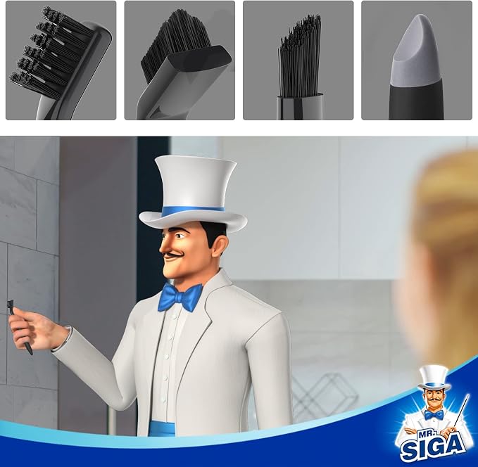 MR.SIGA Grout Cleaner Brush Set - Image 2