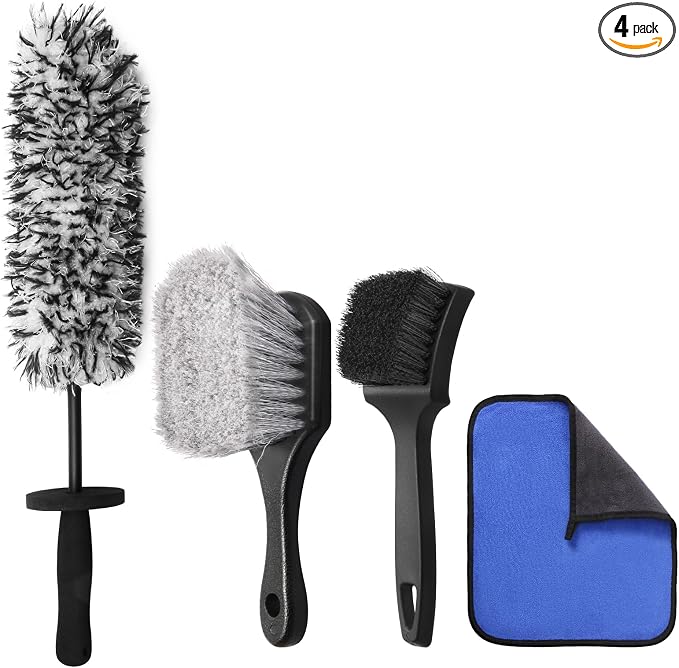 4PCS Professional Wheel Detailing Set by Unknown