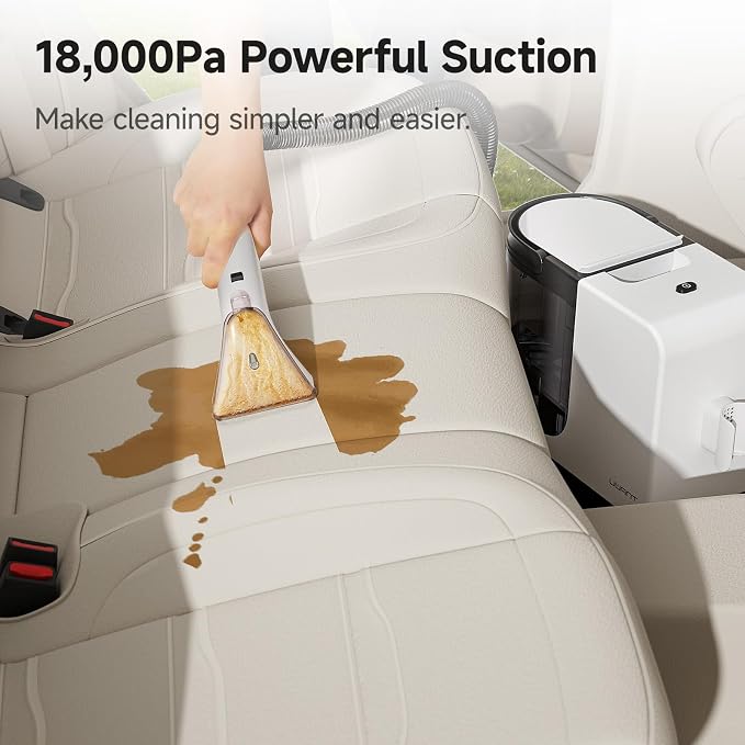 uwant Carpet Cleaner Machine 18Kpa Powerful Suction, Portable Carpet Cleaner - Image 2