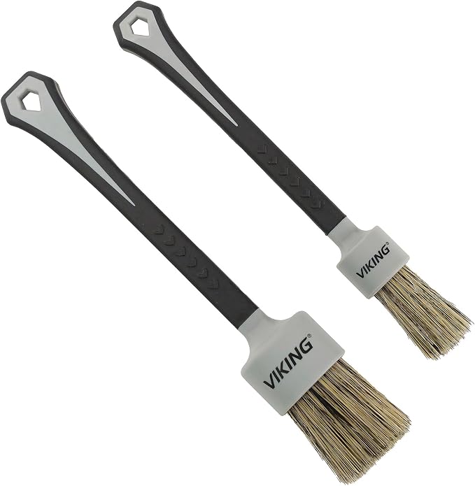VIKING Exterior Detailing Brushes, Premium Boars Hair and Synthetic Bristles by VikingCarCare
