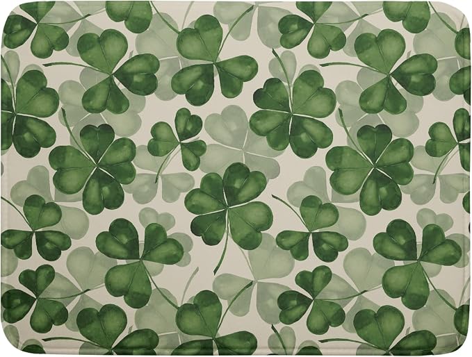 St Patrick's Day Dish Drying Mat by Aytipun