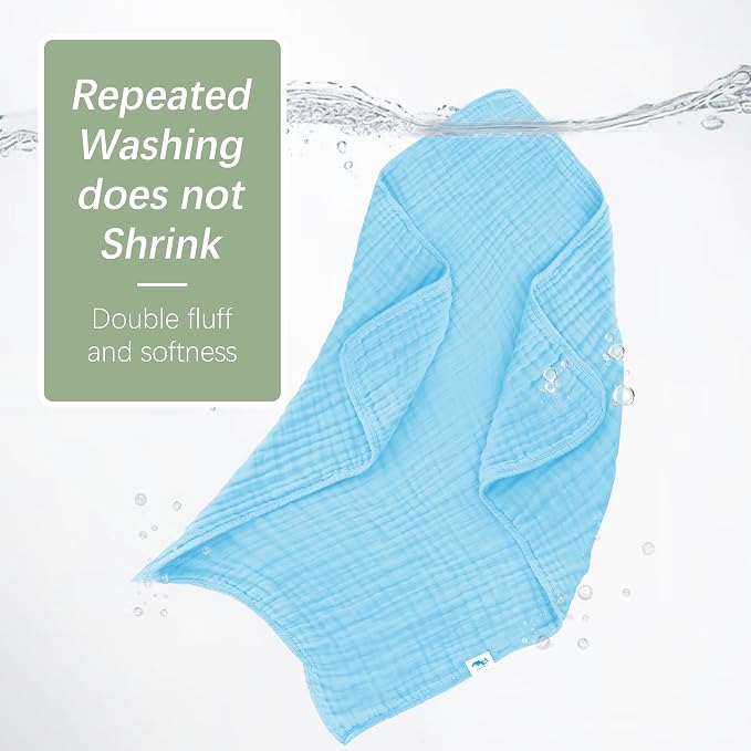 SWEET DOLPHIN Muslin Baby Bath Towels Blanket - Image 6