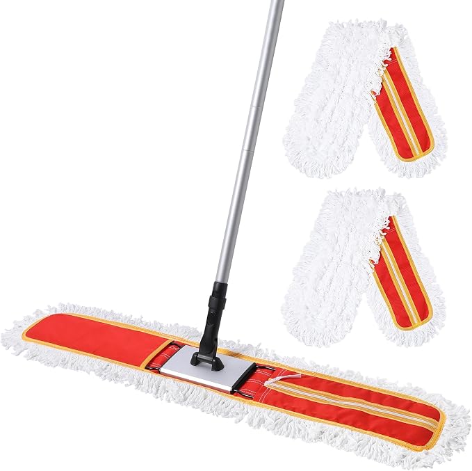 Heavy-Duty 36" Commercial Dust Mop & Floor Sweeper by CLEANHOME