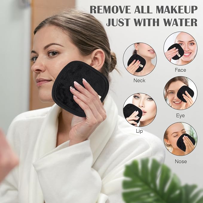 Orighty Makeup Remover Cloths 7-Day Set, Premium & Reusable Makeup Remover Pads - Image 4