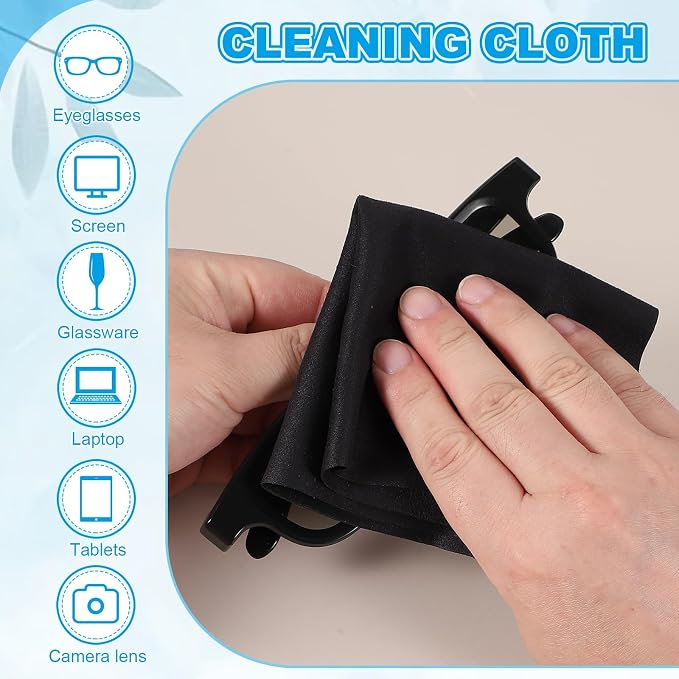 PATIKIL Glasses Cleaning Cloth 7.9" x 7.9" - Image 4