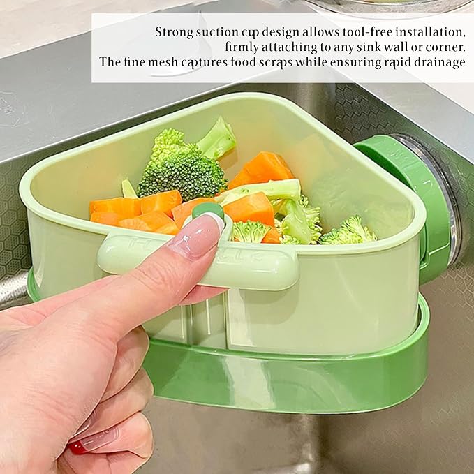 2PCS 2025 Upgraded Sink Corner Dish Rack - Image 7