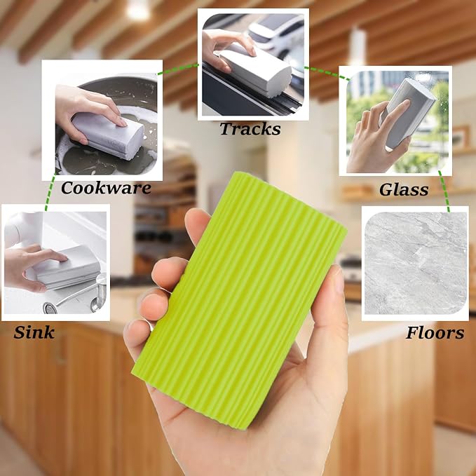 6-Pack Damp Clean Duster Sponge, Duster Cleaning Sponge - Image 5