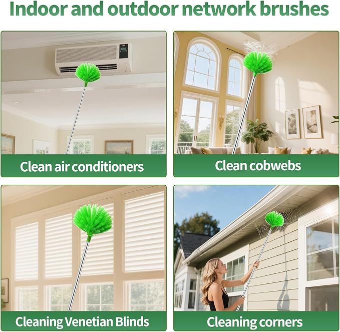 dusters for Cleaning extendable Long Handle，Webster Cobweb Duster - Image 6