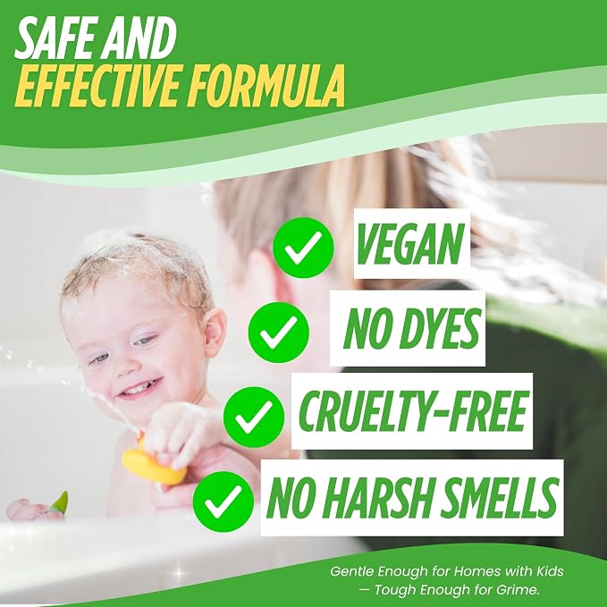 Oh Yuk Tub and Tile Cleaner – Concentrate Refill Makes 4 Bottles | Dissolves - Image 6