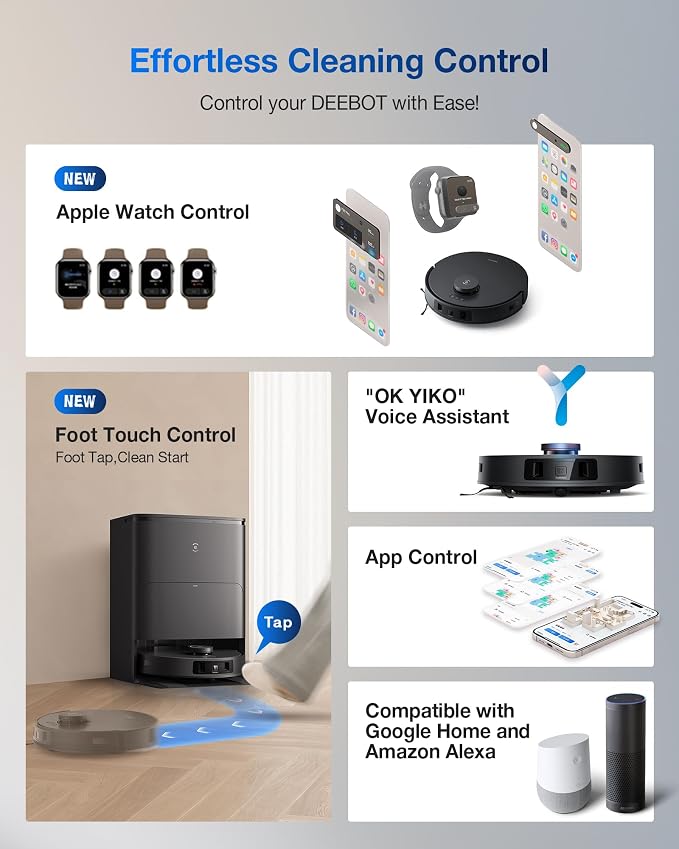 ECOVACS DEEBOT T30S Robot Vacuum and Mop, ZeroTangle Technology, TruEdge - Image 8