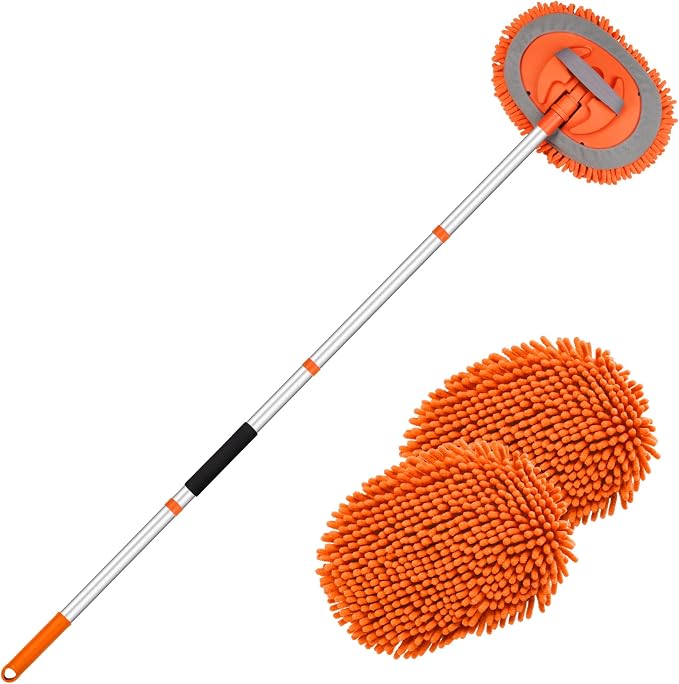 Ordenado 62" Car Wash Brush Kit Mitt Mop Sponge by Ordenado