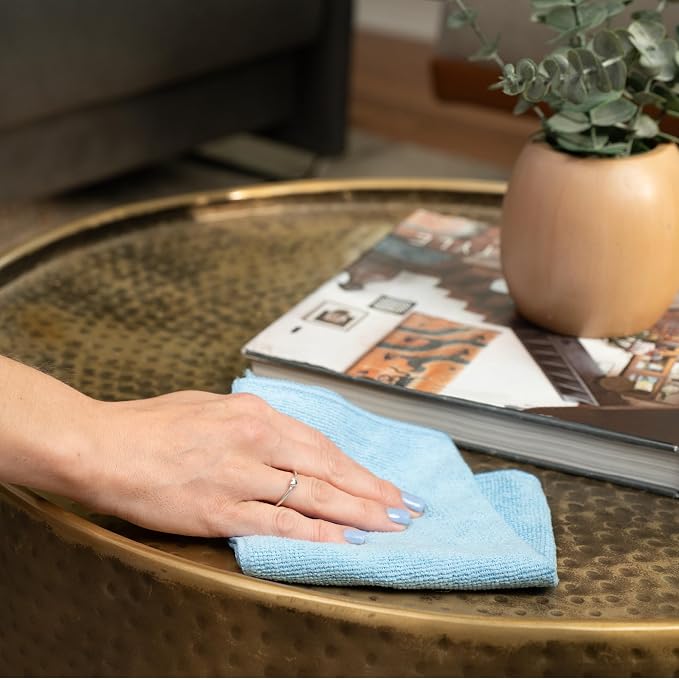 S&T INC. 150 Pack Microfiber Cleaning Cloth, Bulk Towels - Image 9