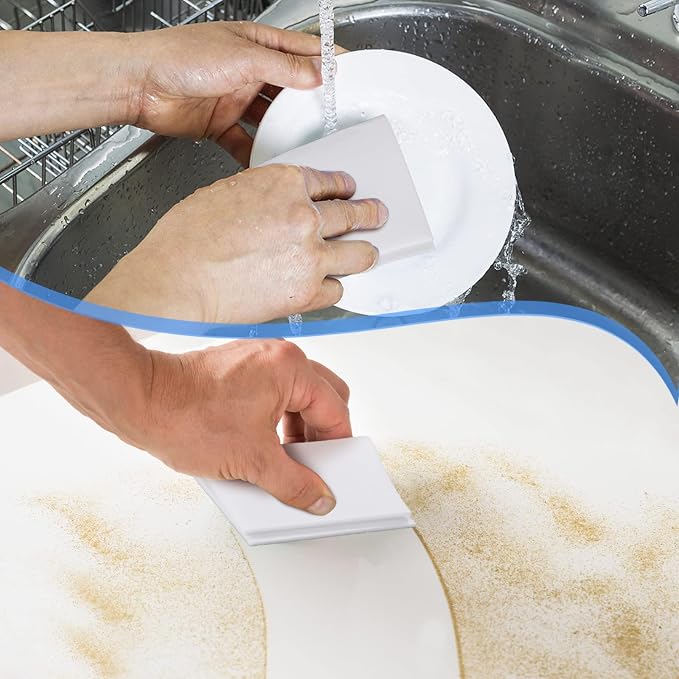 Sawysine 100 Pack Eraser Sheets Sponge Disposable Thin Cleaning Melamine Sheets - Image 7