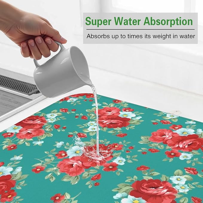 Dish Drying Mat Drainer Pads - Image 2