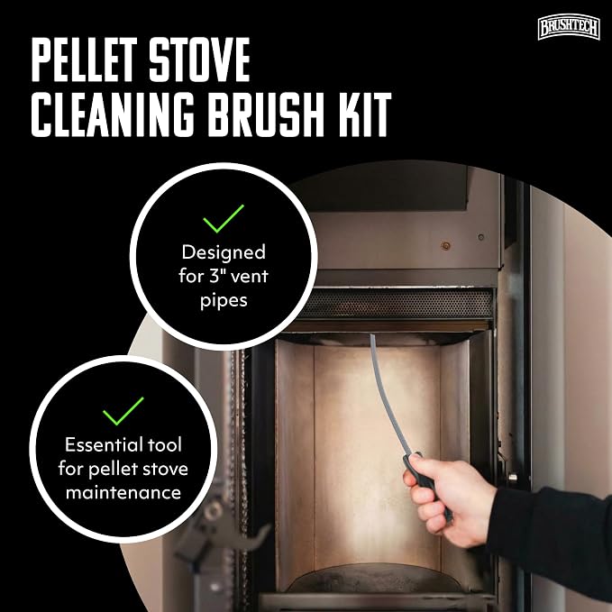 Brushtech Pellet Stove Cleaning Brush Kit - Image 2