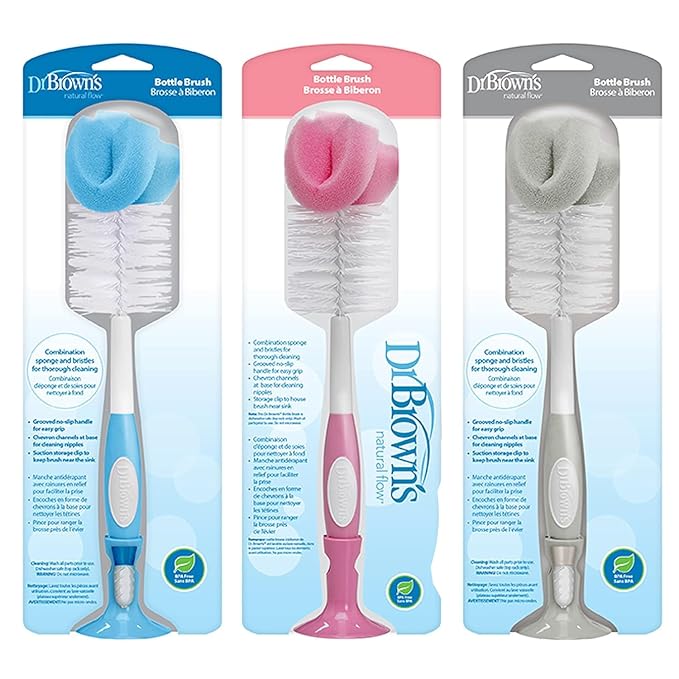 Dr. Brown's Reusable Sponge Baby Bottle Cleaning Brush by DrBrowns