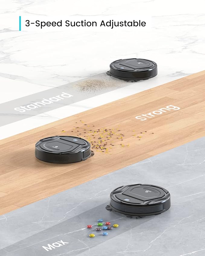 Lefant Vacuum and Mop Combo, WiFi/App/Alexa Control, 2000Pa Strong Suction 2 in - Image 4