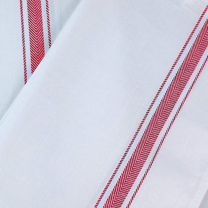Utopia Towels Red Dish Towels 100% Ring Spun Cotton Highly Absorbent & Reusable - Image 7