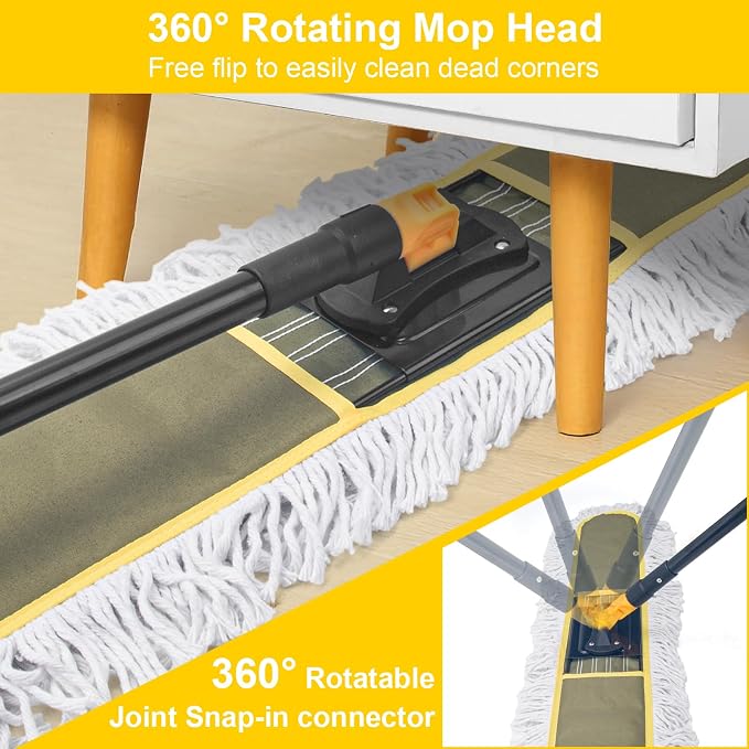 24" Commercial Dust Mops for Floor Cleaning - Image 3