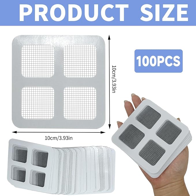 50 Pack Disposable Shower Drain Hair Catcher - Image 3