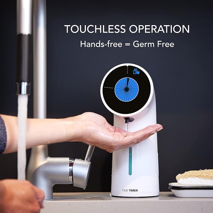 Time Timer WASH with Soap Dispenser — Hands Free Automatic Soap Dispenser with - Image 4