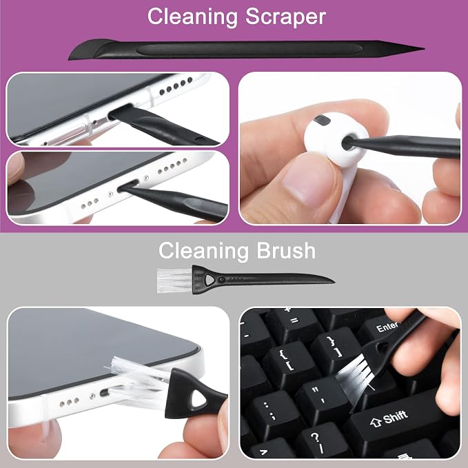 2Pcs Laptop Screen Monitor Cleaner Spray, walrfid Portable Phone Touchscreen - Image 3