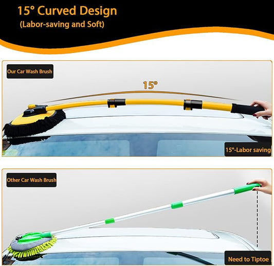 15° Curved Car Cleaning Brush - Image 2