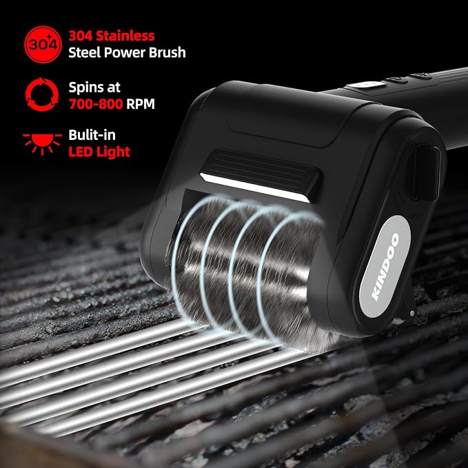 Electric Rechargeable Grill Brush, Grill Cleaner - Image 7