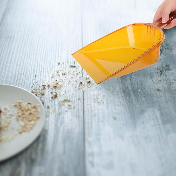 Handheld Garbage Dustpan Handle Heavy-Duty Plastic Cleaning Tool - Image 3