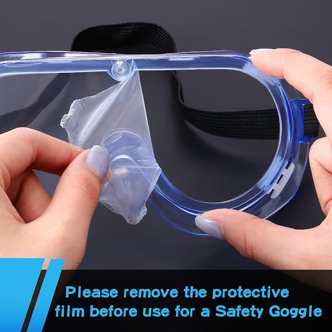 Yunsailing Protective Safety Goggles Lab Over Glasses Clear Anti Fog Eye - Image 4